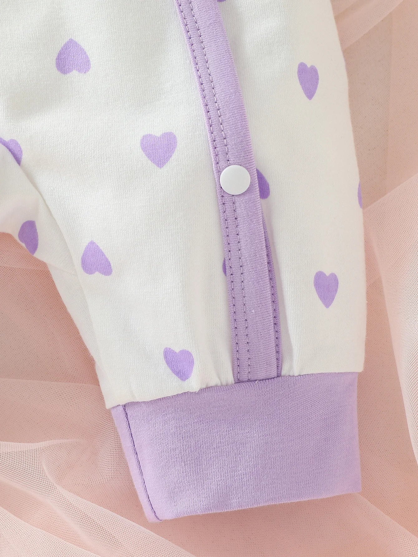 Ensemble Bébé Fille™ – 4 Pièces Polka Dot avec Patch Ours