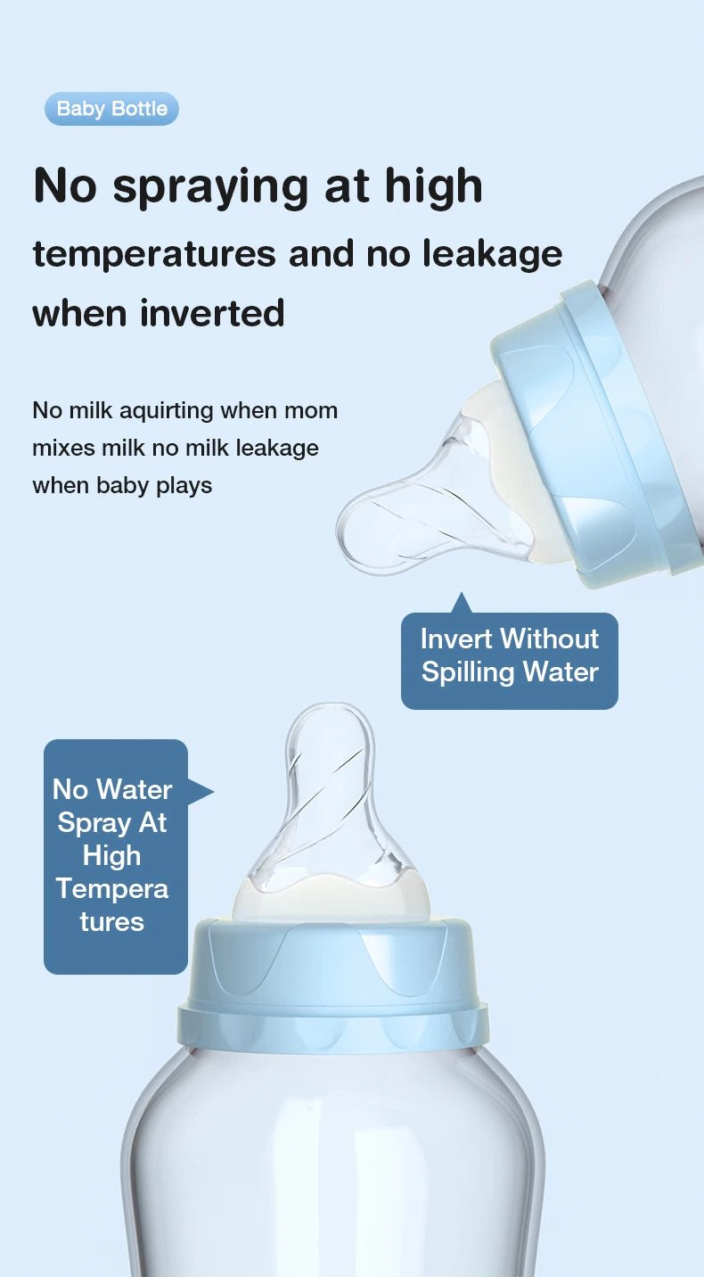 đŒ Lot de 3 Biberons Dr.Isla â 150/240ml â Large Goulot â Sans BPA â TĂ©tine DĂ©bit Moyen â Motifs BĂ©bé⹠- PlanĂšte bĂ©bĂ©