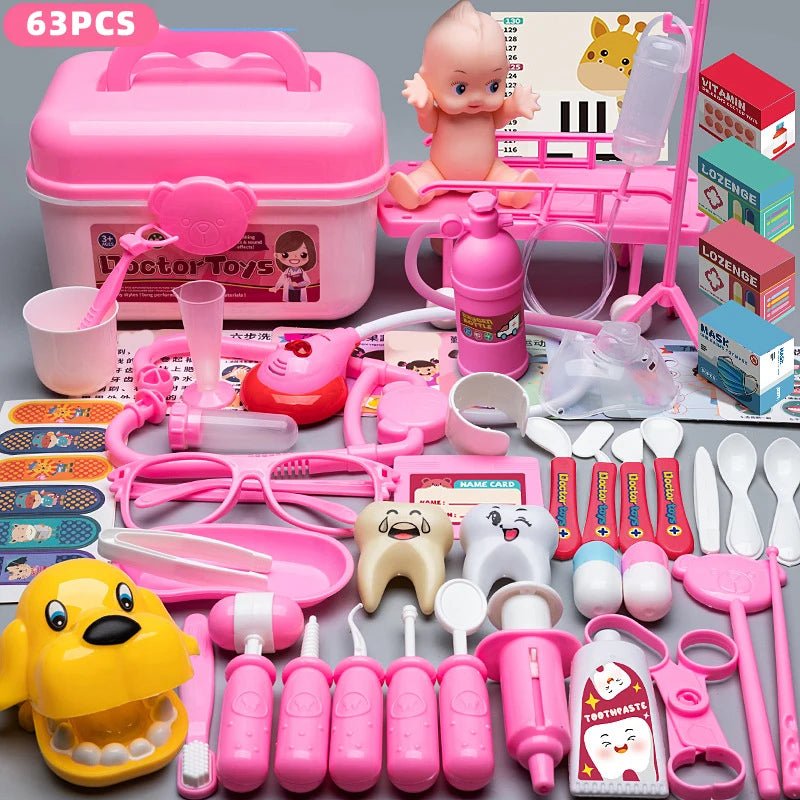 Set de Jeu Docteur pour Enfants – Mallette de Simulation avec Accessoires Médicaux - Planète bébé