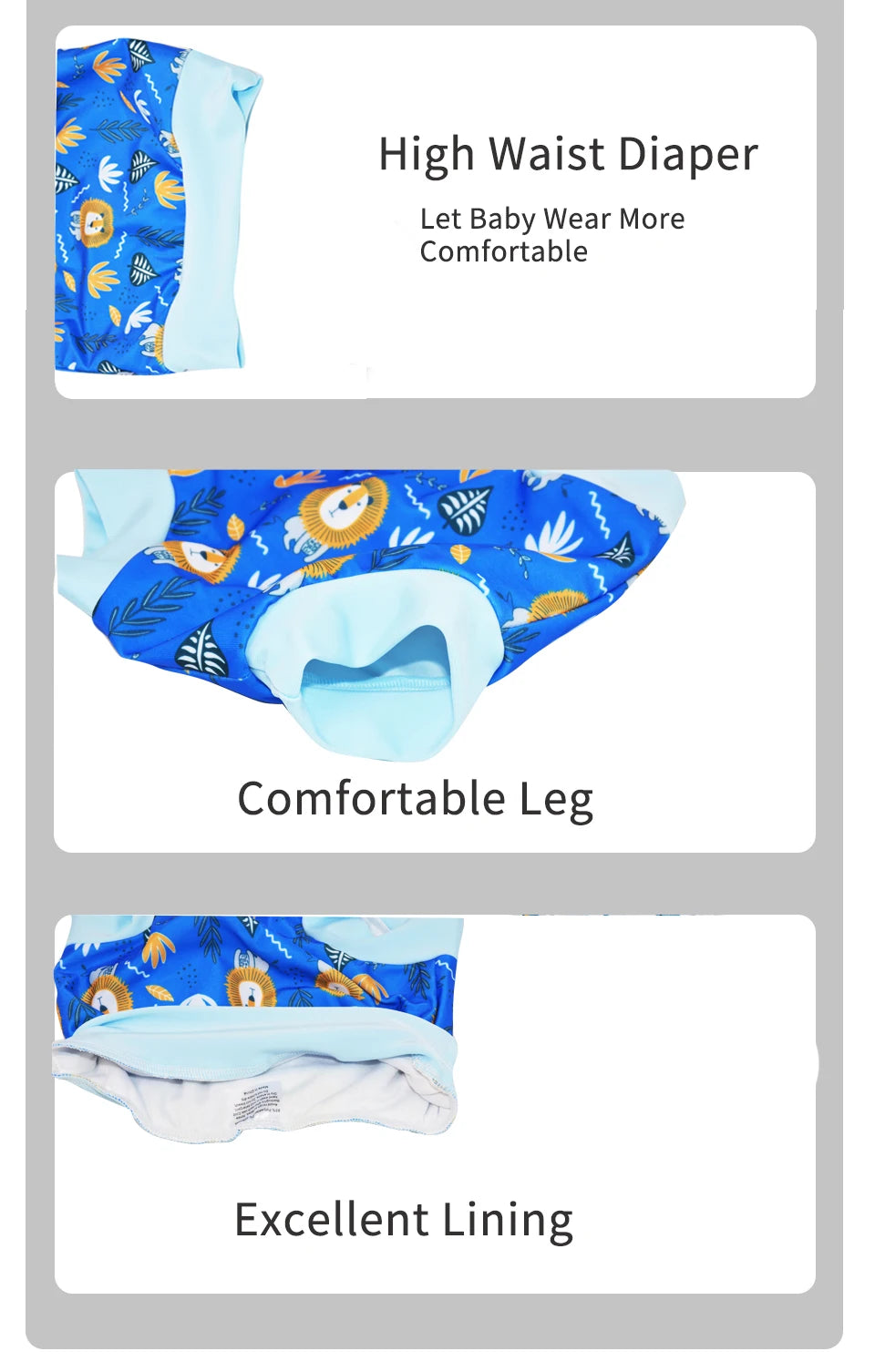 đ©±đ Couches de Bain RĂ©utilisables EEZKOALA â Taille Haute â Ătanches & Anti-UV â 9 Ă 14 kgâą