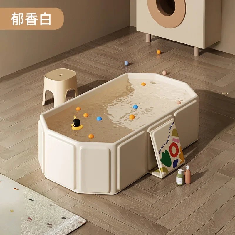 Baignoire Bébé Pliable – Grand Format PVC Épais – Portable, Durable & Polyvalente - Planète bébé