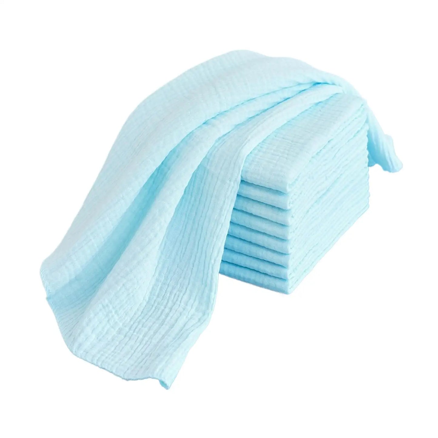đŒđ§Œ Lot de 10 Couches en Gaze BĂ©bĂ© â 100% Coton â RĂ©utilisables & Lavables â 43x45cm â Ultra Douces & Respirantesâą