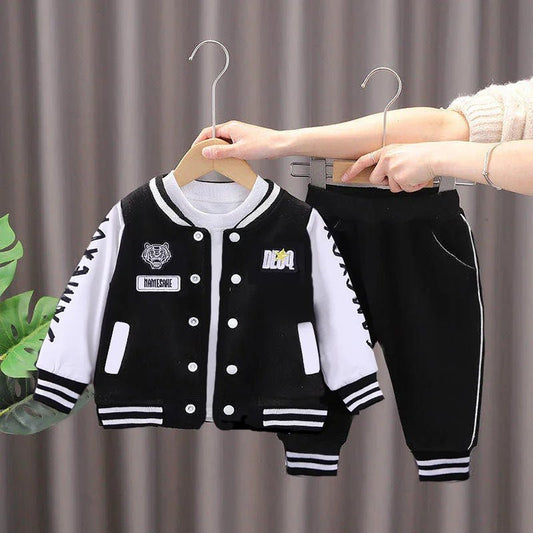 ensemble garçon 3 pièces veste baseball tigre - Planète bébé