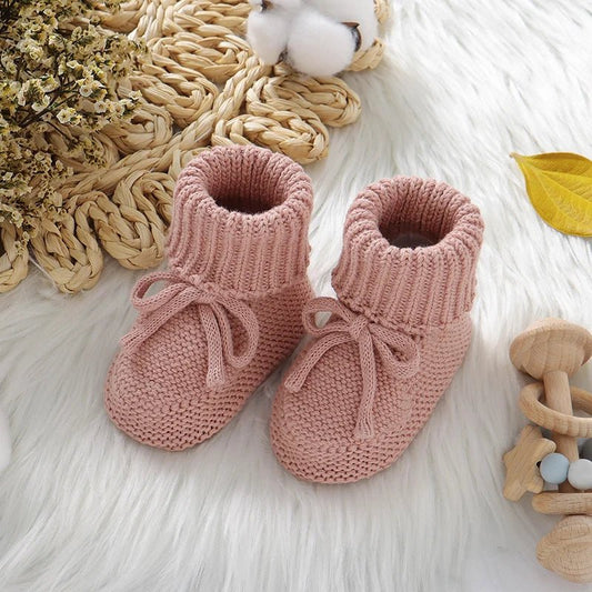 🧶 Chaussons Bébé Tricotés™ - Planète bébé