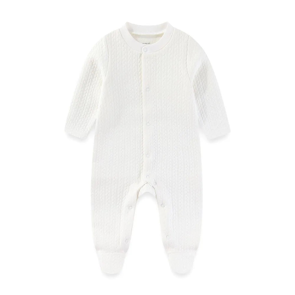 đ§žâïž Combinaison BĂ©bĂ© Chaude Ă Manches Longues â Automne & Hiver â 100% Coton Uniâą - PlanĂšte bĂ©bĂ©