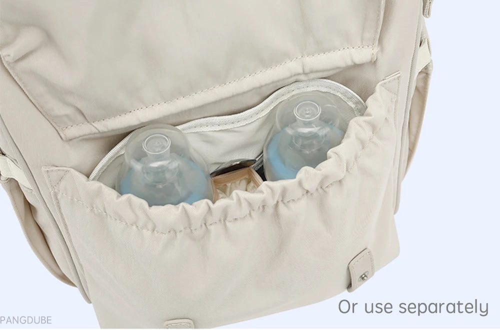 Sac à Langer PANGDUBE – Sac à Dos Maternité Étanche avec Crochets Poussette™