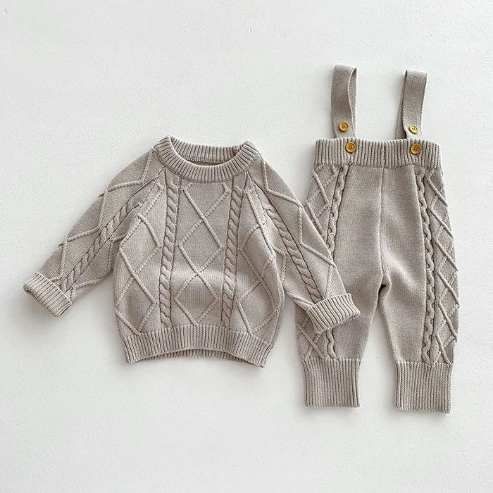 đ§¶đ Ensemble BĂ©bĂ© TricotĂ© â Style CorĂ©en â Automne/Hiver â Unisexe 0-12 Moisâą - PlanĂšte bĂ©bĂ©
