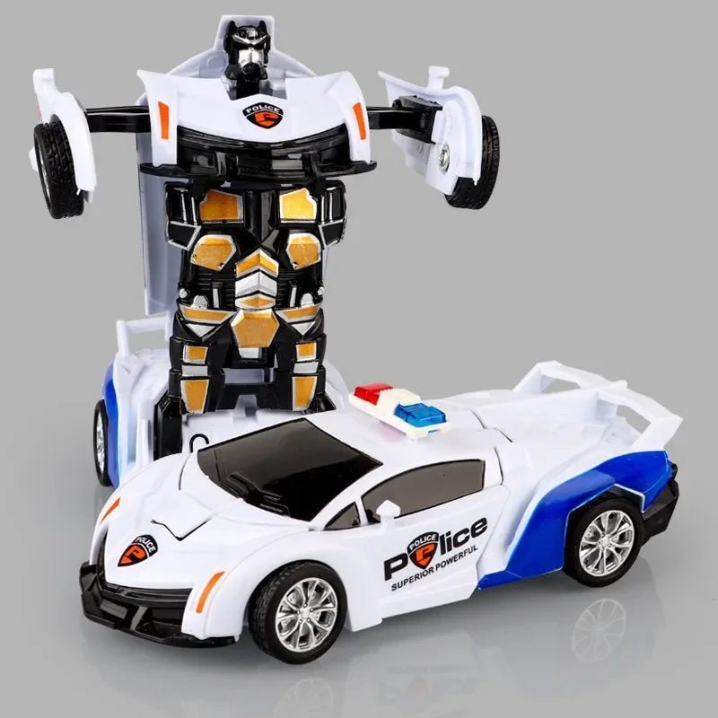 Voiture Robot Transformable à Inertie® - Planète bébé