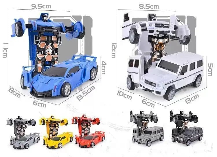 Voiture Robot Transformable à Inertie® - Planète bébé