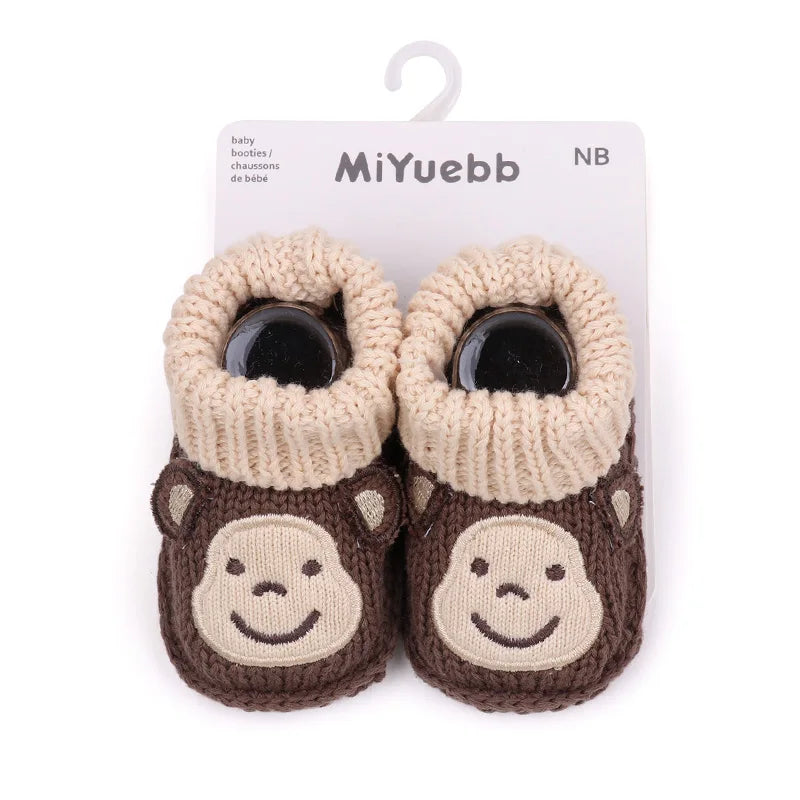 đ§ŠđŸ Chaussettes BĂ©bĂ© AntidĂ©rapantes â Motif Animal â Coton Doux et Respirantâą