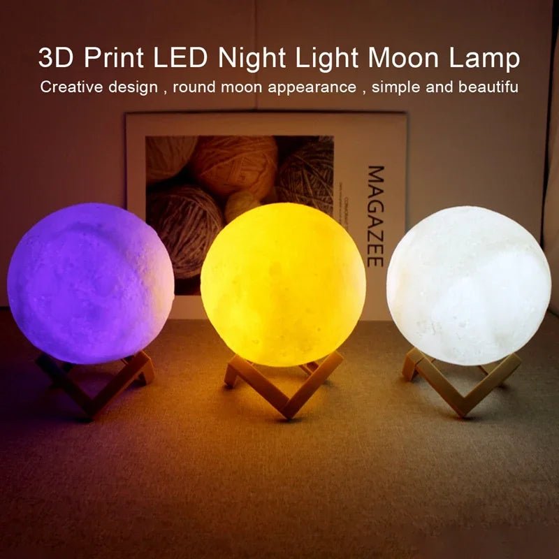 đ Veilleuse Lune Galaxy â Lampe de Lecture LED pour Enfants & Chambreâą - PlanĂšte bĂ©bĂ©