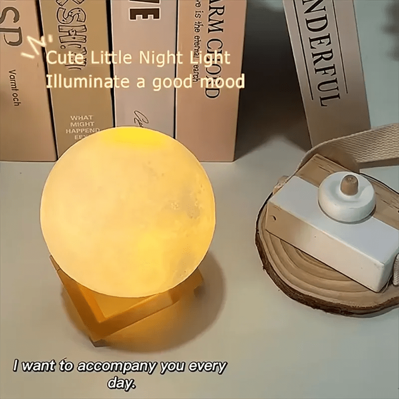 đ Veilleuse Lune Galaxy â Lampe de Lecture LED pour Enfants & Chambreâą - PlanĂšte bĂ©bĂ©