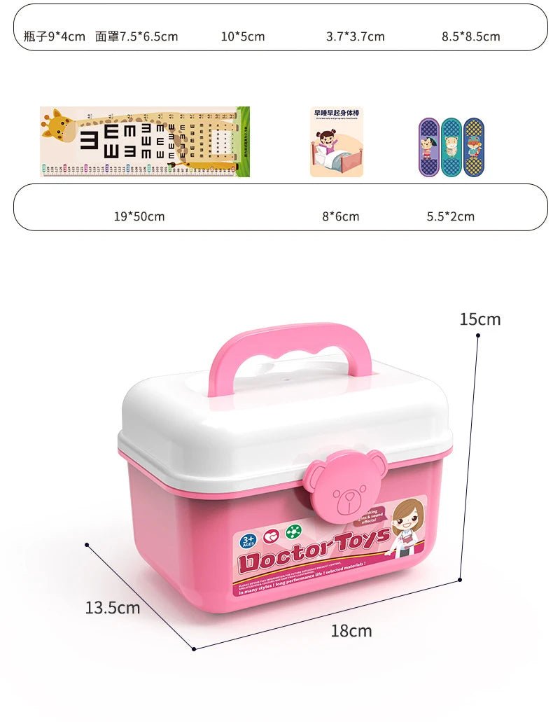 Set de Jeu Docteur pour Enfants – Mallette de Simulation avec Accessoires Médicaux - Planète bébé