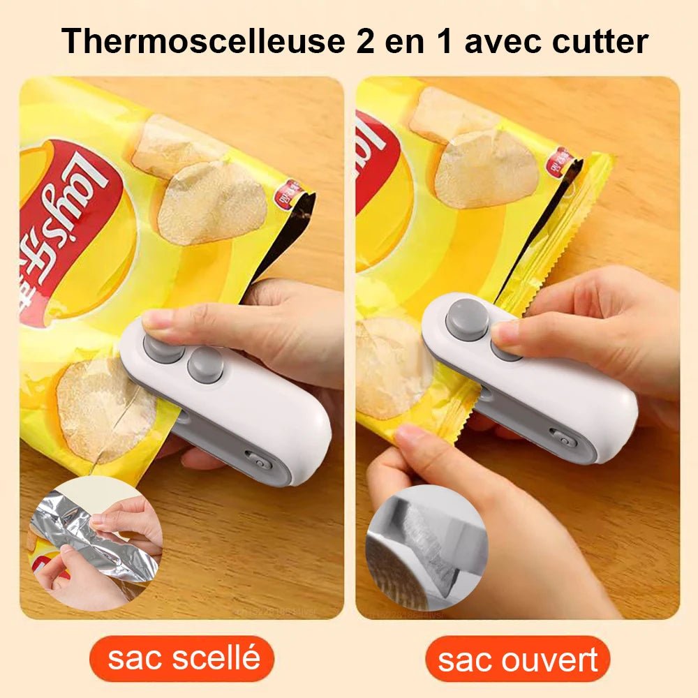 đ„ Mini Scelleuse Chauffante Ă Main â Scelleuse de Sacs en Plastique â Conservation Alimentaireâą - PlanĂšte bĂ©bĂ©