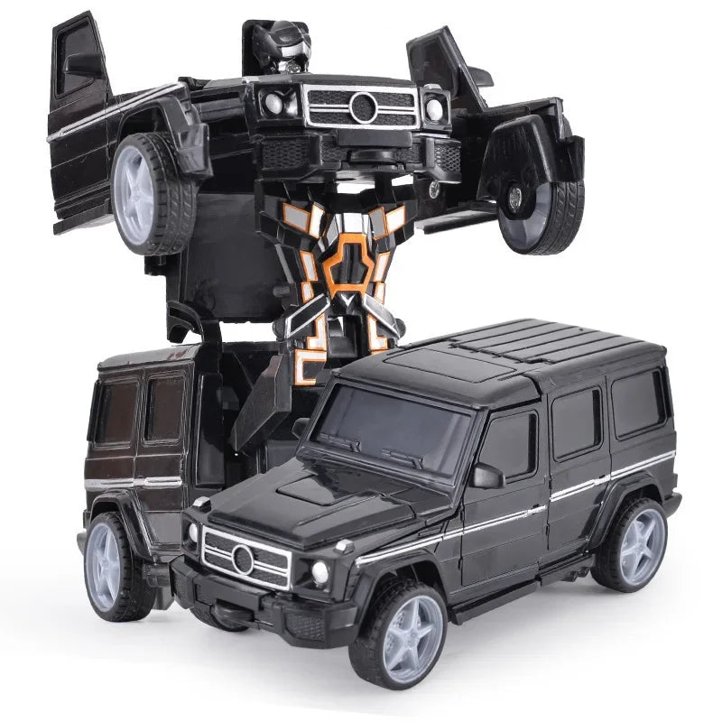 Voiture Robot Transformable à Inertie® - Planète bébé