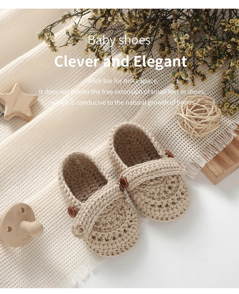 đ§Šđ¶ Chaussons BĂ©bĂ© en Coton TricotĂ© â Mi-Saison â Unisexe 0 Ă 18 Mois â Boucle & Confort Absoluâą - PlanĂšte bĂ©bĂ©