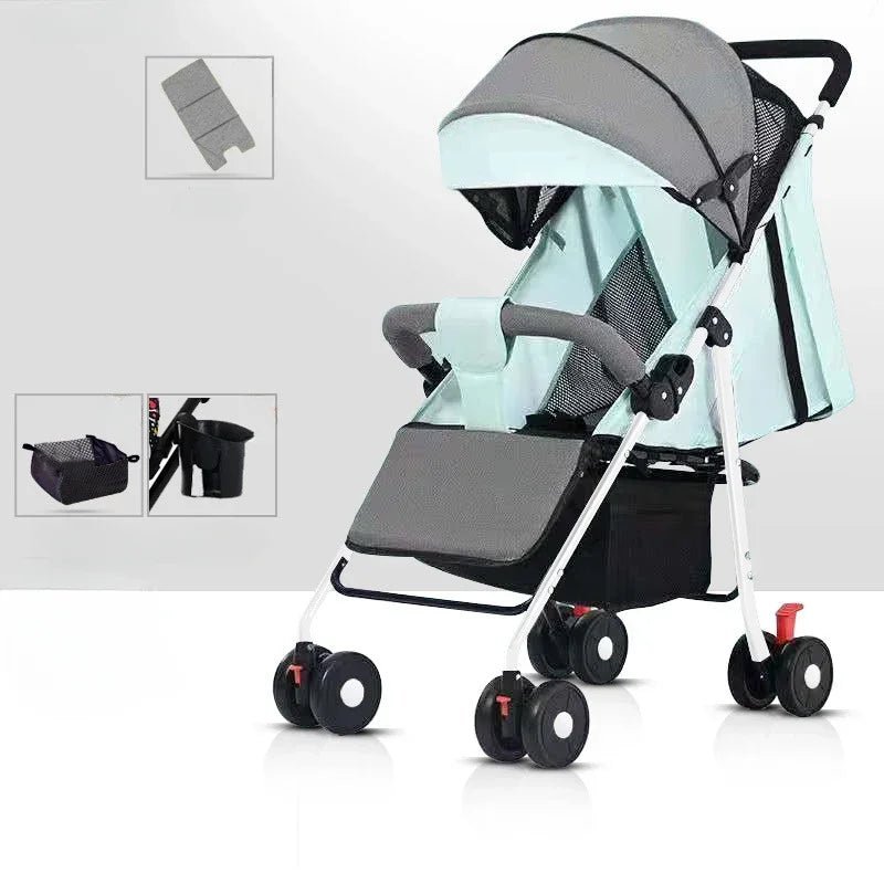 ✈️ Poussette Bébé Ultra - Légère – Compacte & Compatible Avion – Position Allongée – Pliable en Un Clic™ - Planète bébé