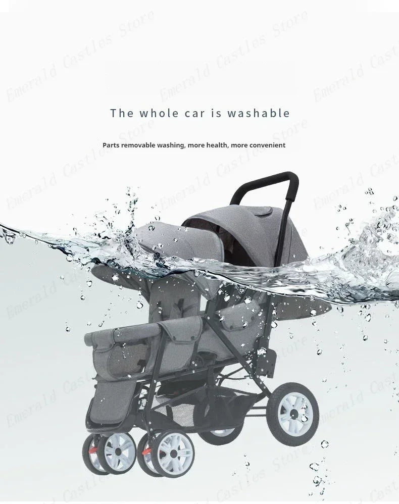 Poussette Jumeaux Haute Qualité