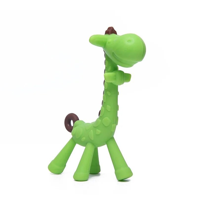 đŠđ Anneau de Dentition Girafe â Silicone Alimentaire â Jouet de Dentition Mignon pour BĂ©bé⹠- PlanĂšte bĂ©bĂ©
