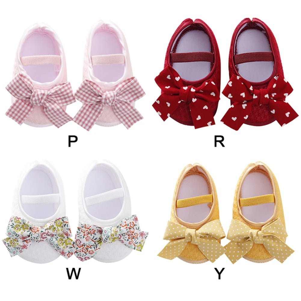 đâš Chaussures BĂ©bĂ© Fille PremiĂšre Marche â Ballerines AntidĂ©rapantes avec NĆud â Mariage & CĂ©rĂ©monie â 0 Ă 12 Mois âą - PlanĂšte bĂ©bĂ©