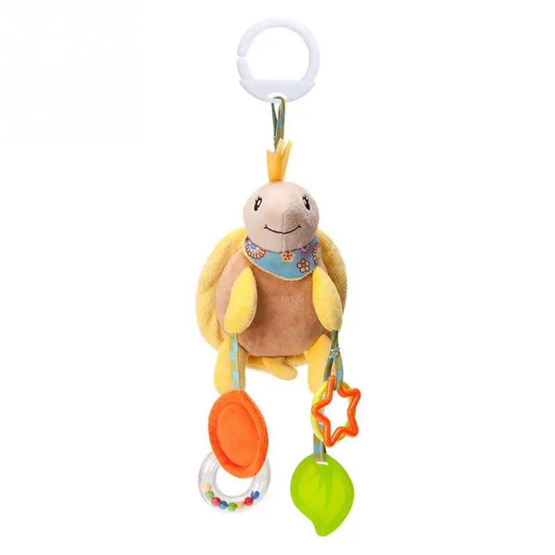 Soft Giraffe Zebra Animal Handbells Rattles Plush Infant Baby Development Handle Toys WIth Teether Baby Toy For Newborn Gifts™