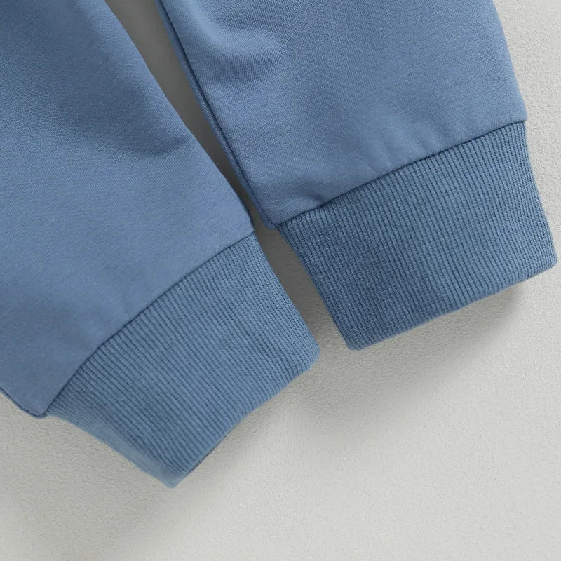 🧸🧥 Ensemble Bébé Garçon 2 Pièces – Sweat à Manches Longues & Pantalon Élastique – Automne – RUEWEY™ - Planète bébé