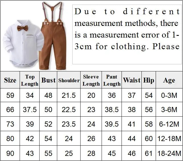 đ©đ Ensemble Costume Gentleman BĂ©bĂ© â Romperâą - PlanĂšte bĂ©bĂ©