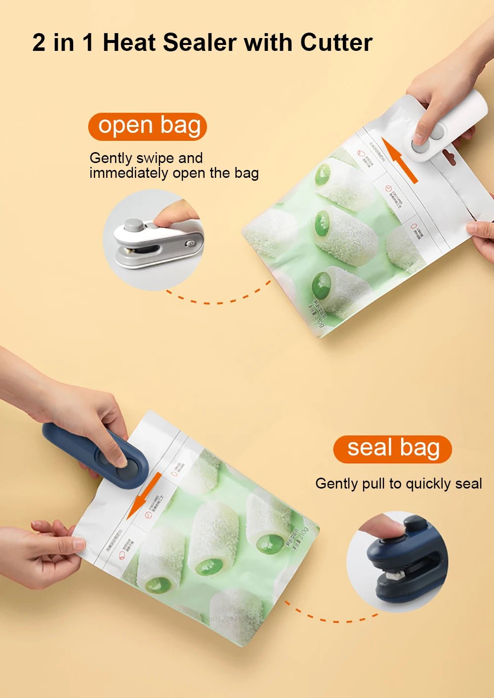 đ„ Mini Scelleuse Chauffante Ă Main â Scelleuse de Sacs en Plastique â Conservation Alimentaireâą - PlanĂšte bĂ©bĂ©