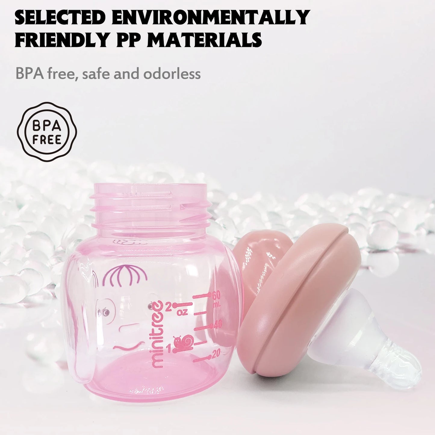 đŒ Mini Biberon Portable 60ML pour Nouveau-nĂ© â Sans BPA â IdĂ©al Jus, Lait ou Soins Nourrissonâą - PlanĂšte bĂ©bĂ©