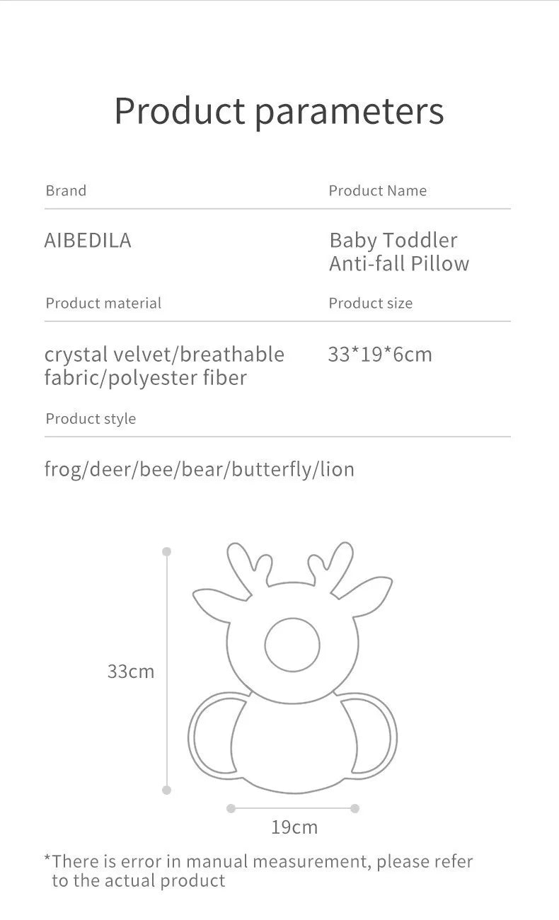 AIBEDILA Baby Head Protection Headrest Cushions for Babies Newborn Baby Care Things Gadgets Bedding Kids Security Pillows AB268™ - Planète bébé
