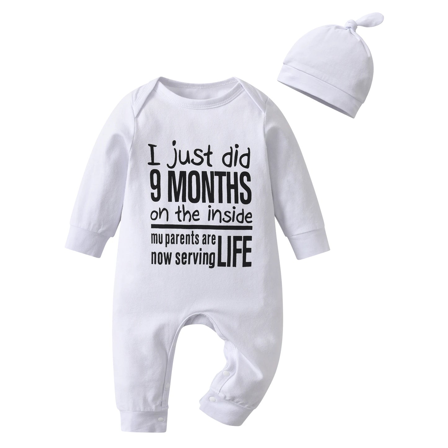 Combinaison Bébé Garçon KuKitty – Manches Longues avec Chapeau™