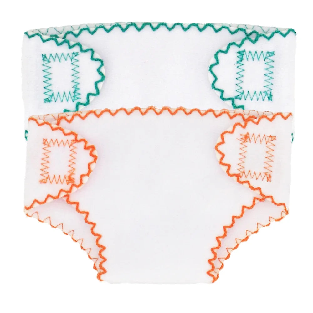 Lot de 2 Couches & Sous-vêtements pour Poupées