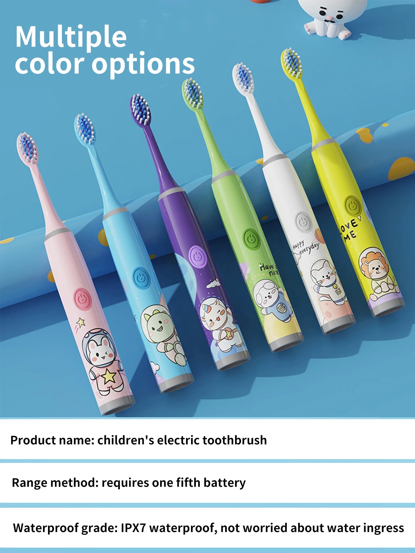 Brosse à Dents Électrique Enfant – Ultra - Doux & Nettoyage Ludique (Sans Pile)™ - Planète bébé