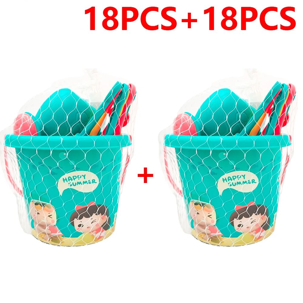 Kit de Jouets de Plage pour Enfants – Seau, Arrosoir, Pelles & Accessoires – Jeux d'Été en Plein Air - Planète bébé
