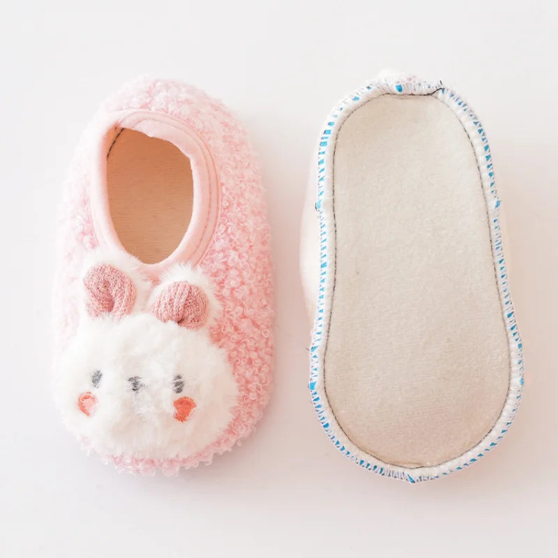 đ§žđ° Chaussons BĂ©bĂ© Hiver â Lapin Cartoon Doux & AntidĂ©rapants â 1 Ă 3 Ansâą