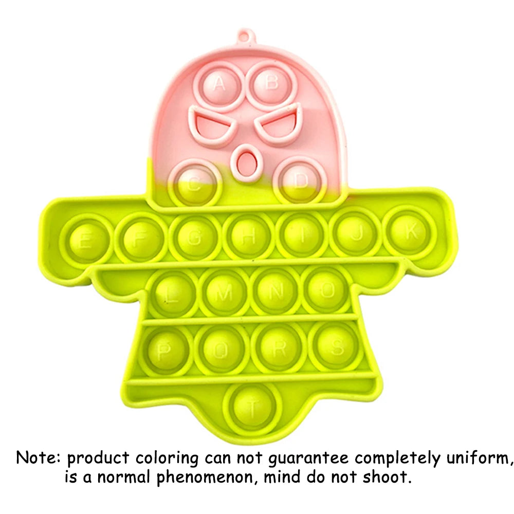 Fidget en Silicone Arc-en-Ciel