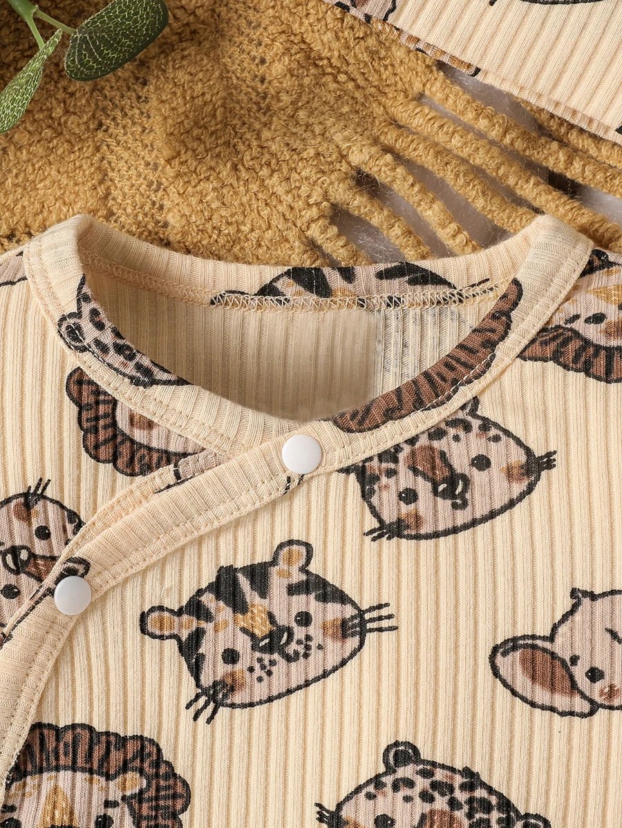 đ¶đ Ensemble BĂ©bĂ© Garçon 2 PiĂšces + Bonnet â Manches Longues â Automne | Confort Coton Douxâą - PlanĂšte bĂ©bĂ©
