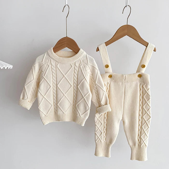 đ§¶đ Ensemble BĂ©bĂ© TricotĂ© â Style CorĂ©en â Automne/Hiver â Unisexe 0-12 Moisâą - PlanĂšte bĂ©bĂ©