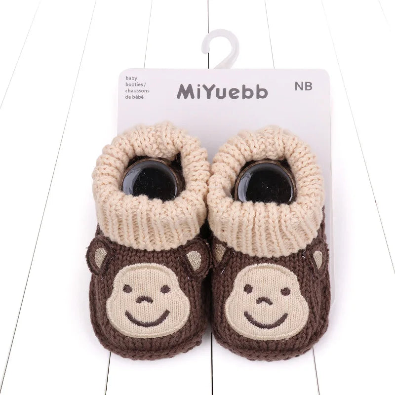 đ§ŠđŸ Chaussettes BĂ©bĂ© AntidĂ©rapantes â Motif Animal â Coton Doux et Respirantâą