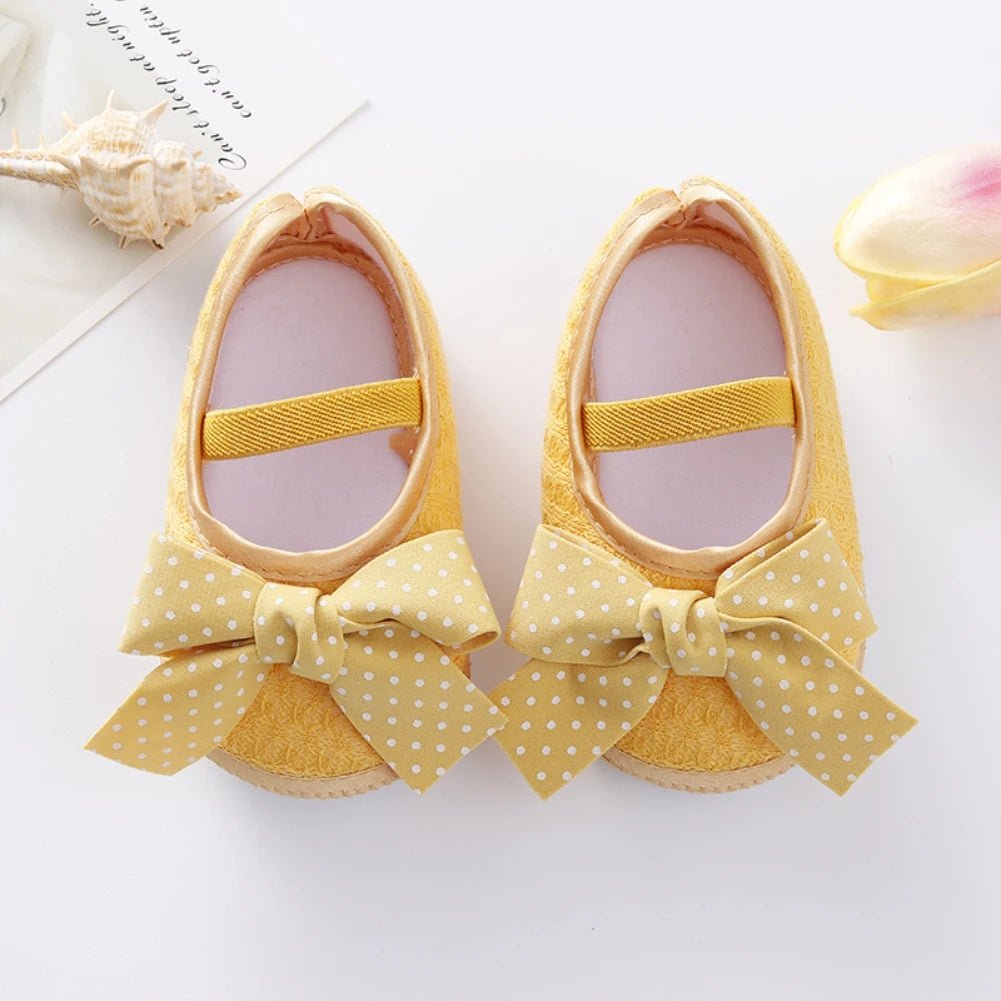 đâš Chaussures BĂ©bĂ© Fille PremiĂšre Marche â Ballerines AntidĂ©rapantes avec NĆud â Mariage & CĂ©rĂ©monie â 0 Ă 12 Mois âą - PlanĂšte bĂ©bĂ©