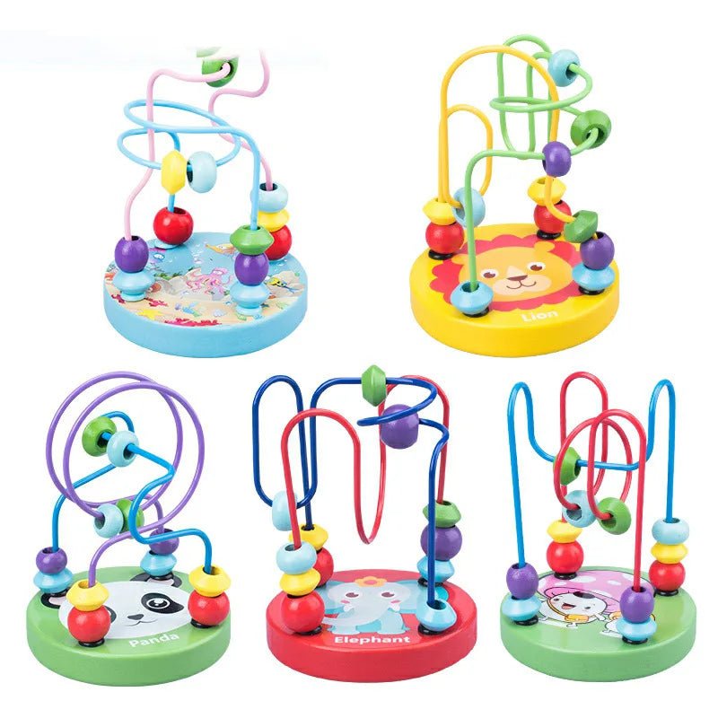 đ§ Jouet Ăducatif Montessori â Labyrinthe de Perles en Bois â Apprentissage MathĂ©matique PrĂ©coceâą - PlanĂšte bĂ©bĂ©