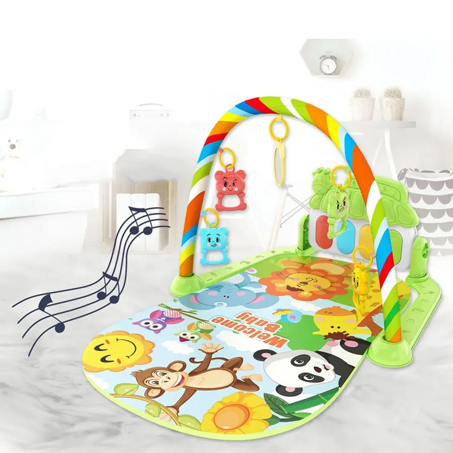 Tapis d’Éveil Musical Bébé avec Piano – Tapis d’Activité Éducatif 0 - 36 Mois - Planète bébé