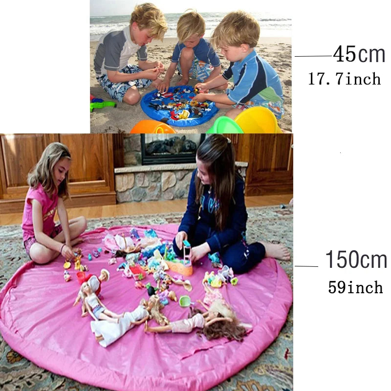đđ§ž Tapis de Jeu et Sac de Rangement pour Jouets â Grand Format Durable & Pliable â IdĂ©al Enfants & Parentsâą - PlanĂšte bĂ©bĂ©