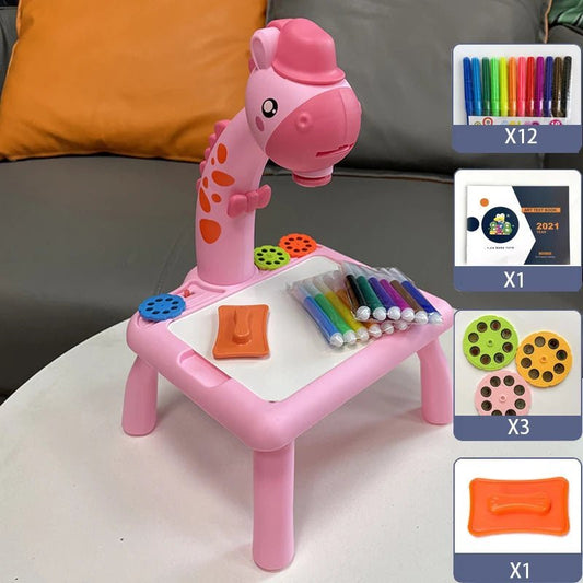 Table de dessin projecteur LED enfant - Planète bébé