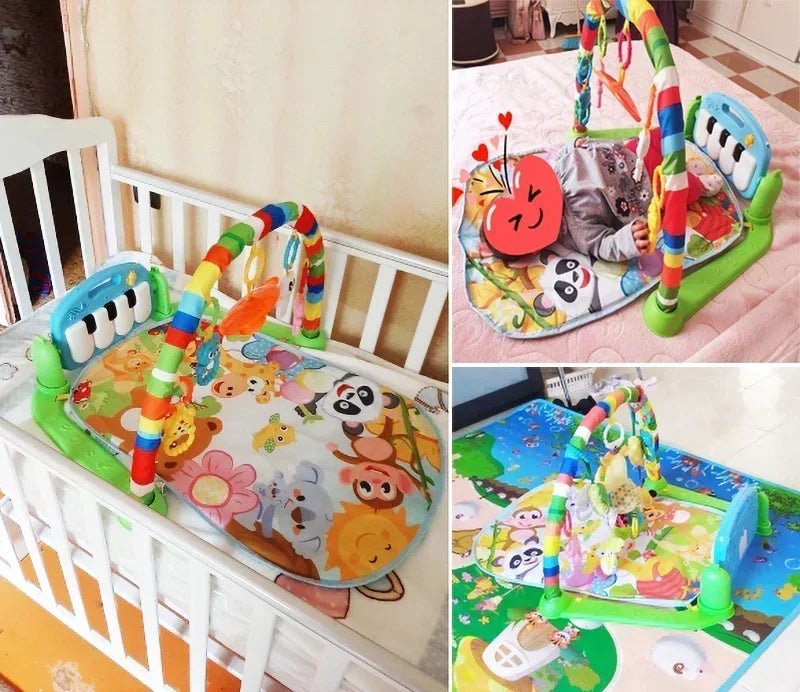 Tapis d’Éveil Musical Bébé avec Piano – Tapis d’Activité Éducatif 0 - 36 Mois - Planète bébé