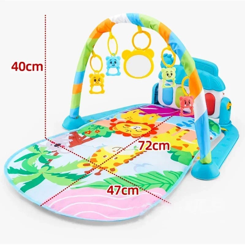 Tapis d’Éveil Musical Bébé avec Piano – Tapis d’Activité Éducatif 0 - 36 Mois - Planète bébé