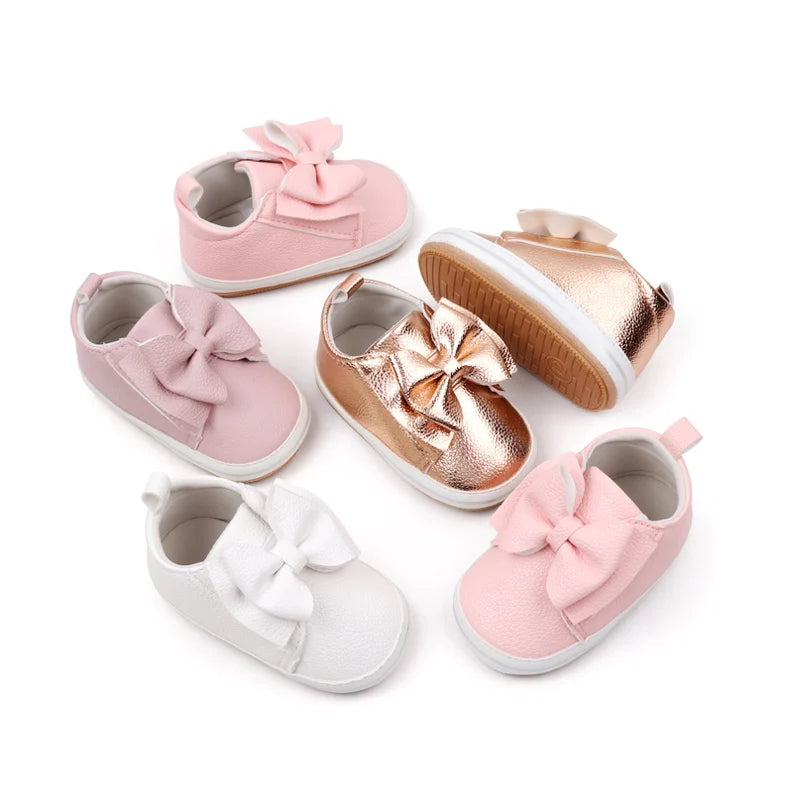 đŠđŁ Chaussures BĂ©bĂ© Fille â Similicuir Premium & NĆud Papillon â Premiers Pas ĂlĂ©gants â 0 Ă 18 Moisâą