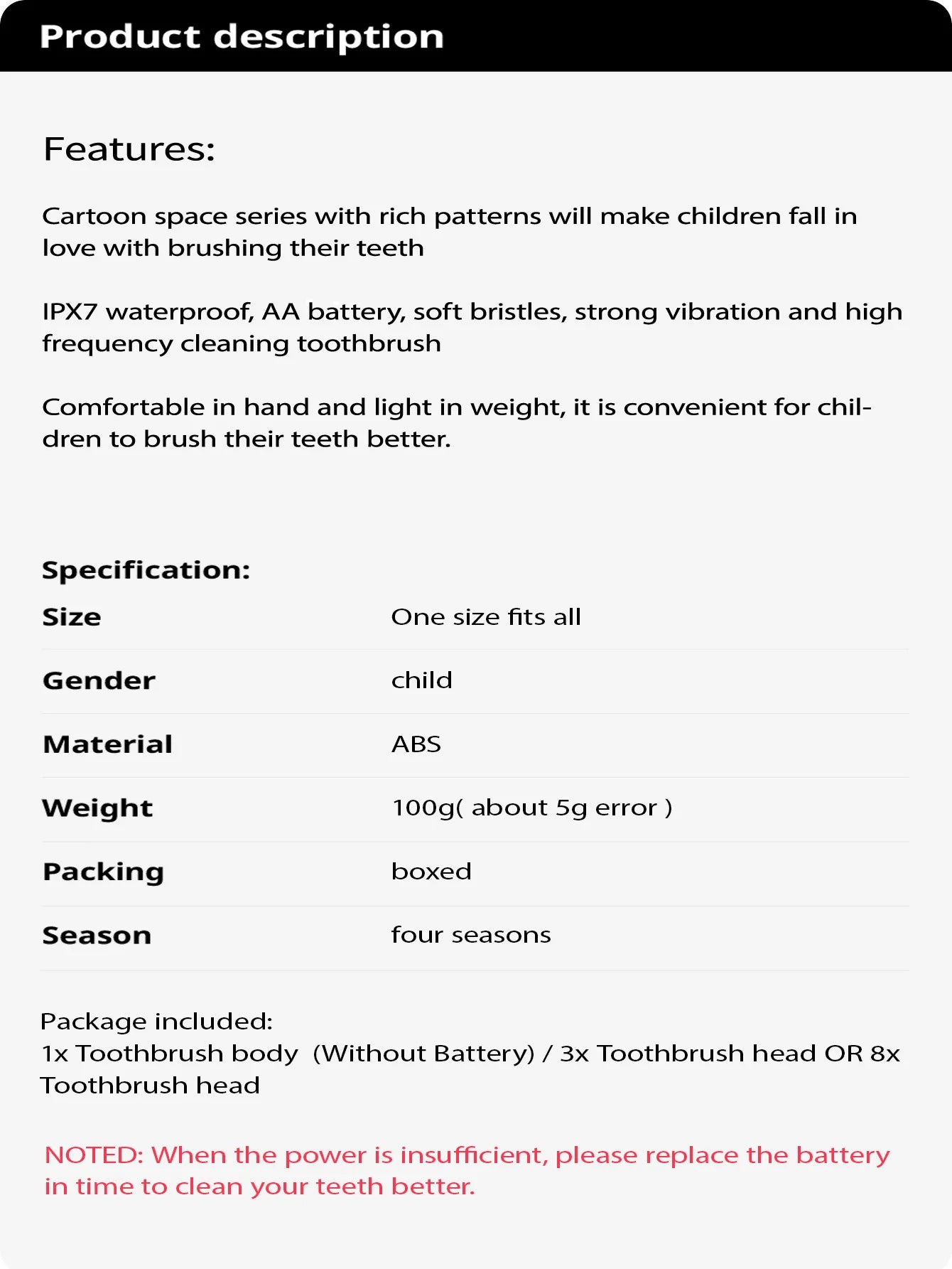 Brosse à Dents Électrique Enfant – Ultra - Doux & Nettoyage Ludique (Sans Pile)™ - Planète bébé
