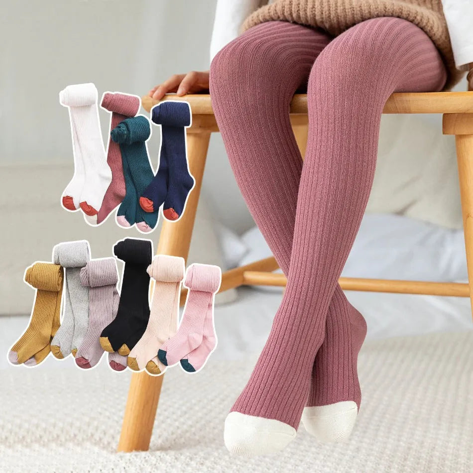 Collants Bébé en Coton Côtelé – Confort