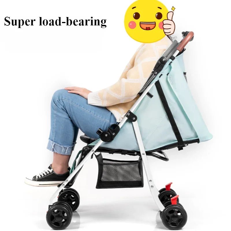 ✈️ Poussette Bébé Ultra - Légère – Compacte & Compatible Avion – Position Allongée – Pliable en Un Clic™ - Planète bébé
